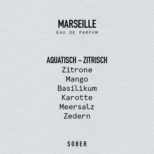SOBER MARSEILLE - Eau de Parfum